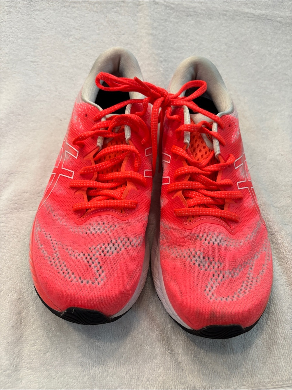 Asics Neon Coral Pink Women's Athletic Running Shoes